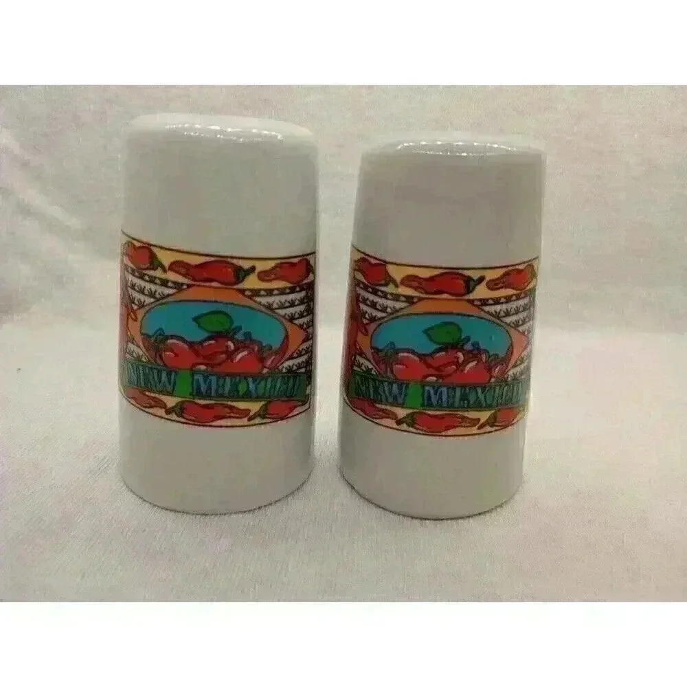 Vintage Salt Pepper Shaker Set New Mexico Souvenir Collectable Kitchen Decor